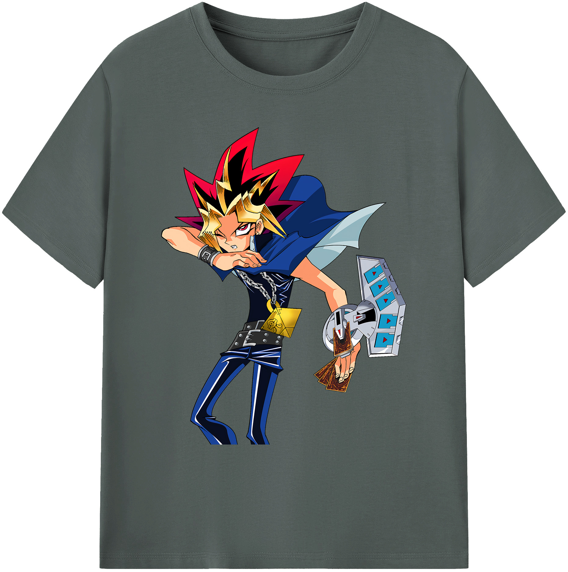 （画像用） 遊☆戯☆王 Yu-Gi-Oh! 綿100％ メンズ半袖Tシャツ｜肌触りやわらか＆通気性